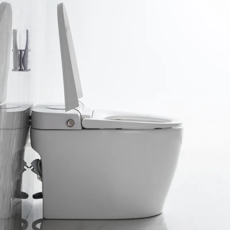 

2023Luxury Electric Intelligent One Piece Closestool Wc Toilet Bowl Automatic Smart Bidet Toilet Shenzhen Customized Modern Gua