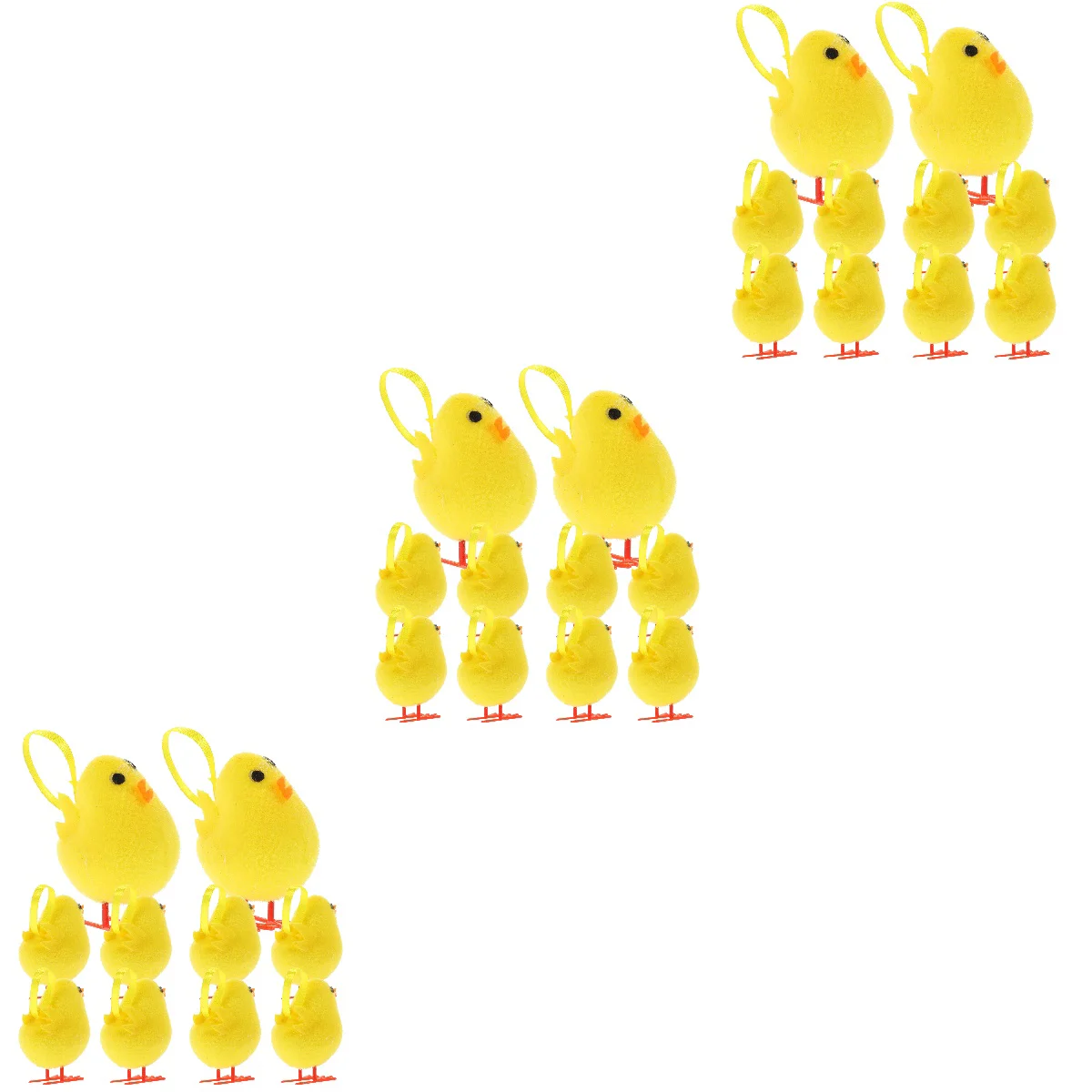 

36 Pcs Ornament Easter Plush Hanging Hanging Chick Ornament Stuffed Chick Plush Chicks Plush Chicken