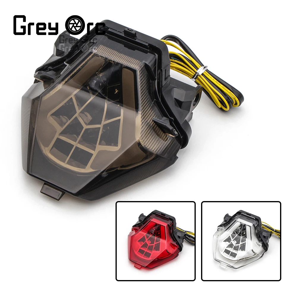 

Motorcycle LED Stop Signal Turn Lamp For Yamaha YZF R25 Y15ZR FZ07 MT07 LC150 MT03 MT R3 Tail Lights Brake Blinker Accessories