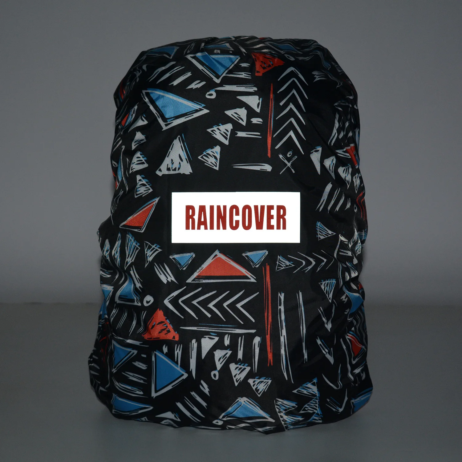 Reflective Backpack Cover Camping Night Safety Backpack Rain Cover Full Digital Printed Backpack Waterproof And Dustproof Cover