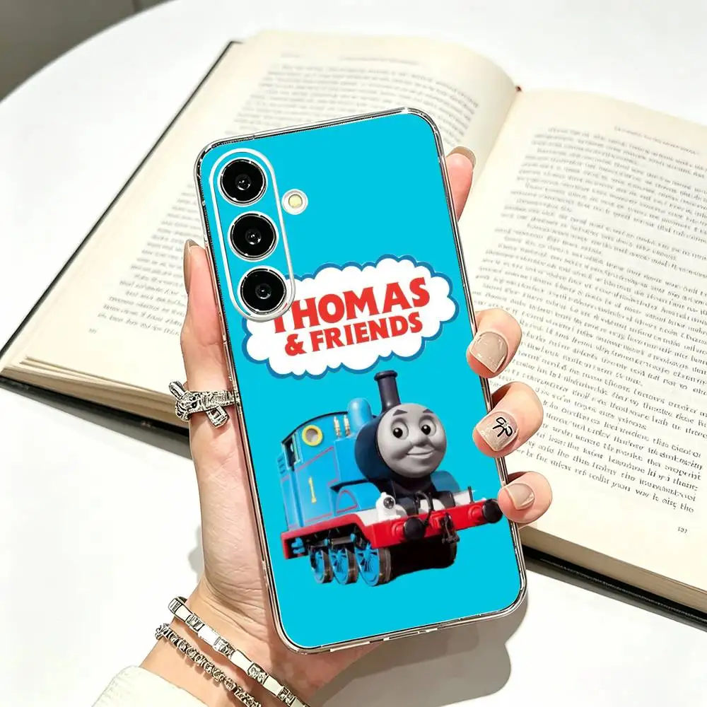Фото Прозрачный мягкий силиконовый чехол для телефона T-Thomas and Friends для Samsung Galaxy A71, A70, A52, A51, A40, A30 №2