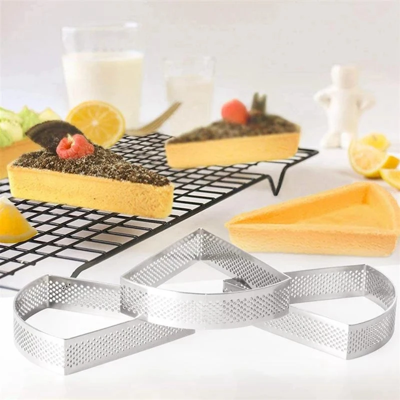 Многоразовая трехугольная форма для мусса пирога кольцо из нержавеющей стали