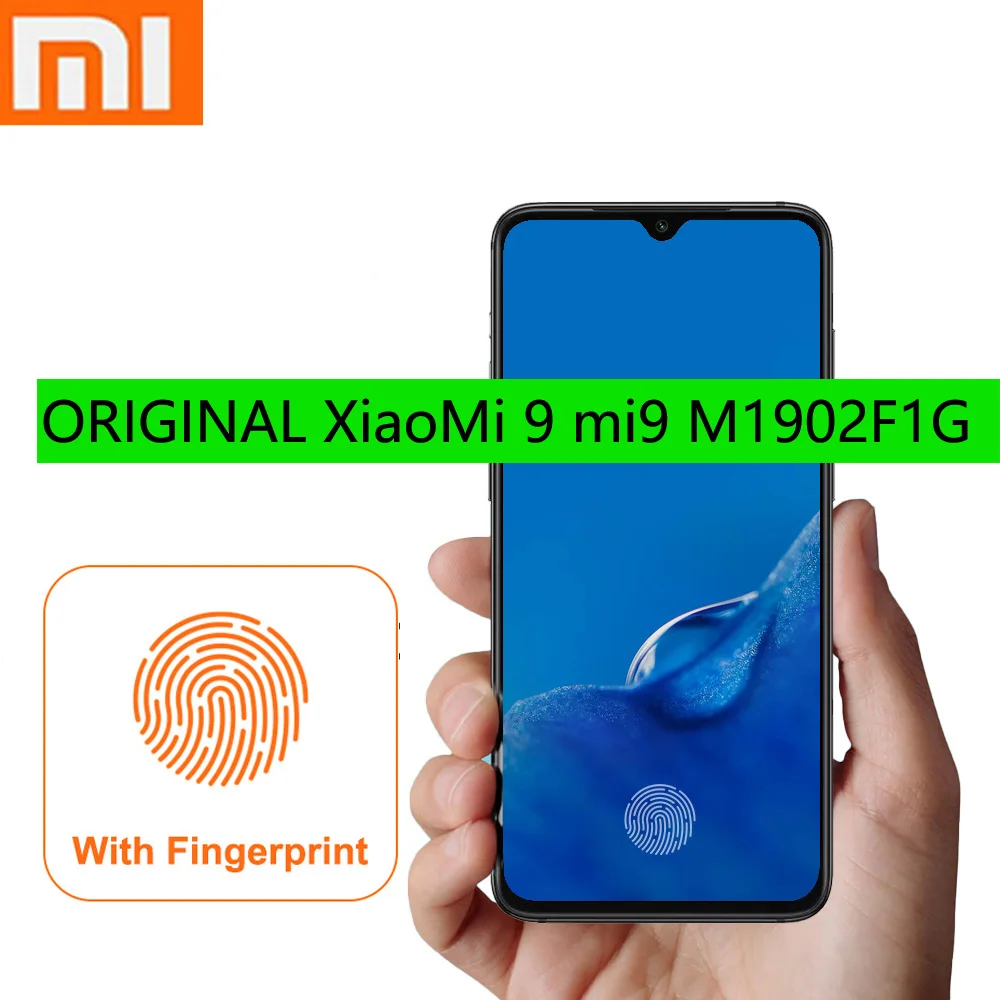 Оригинальный AMOLED ЖК-дисплей со сканером отпечатков пальцев xiaomi Mi 9 Mi9 дисплей XiaoMi