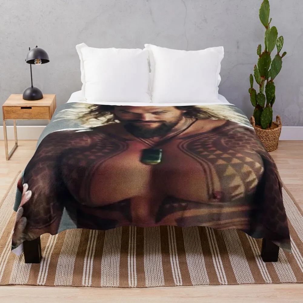 

jason momoa Throw Blanket decorative blanket thermal blanket