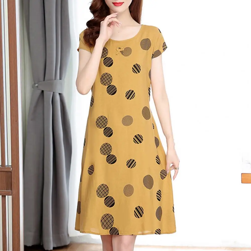 

Женское летнее Мини-Платье с асимметричным рисунком, элегантное женское летнее платье