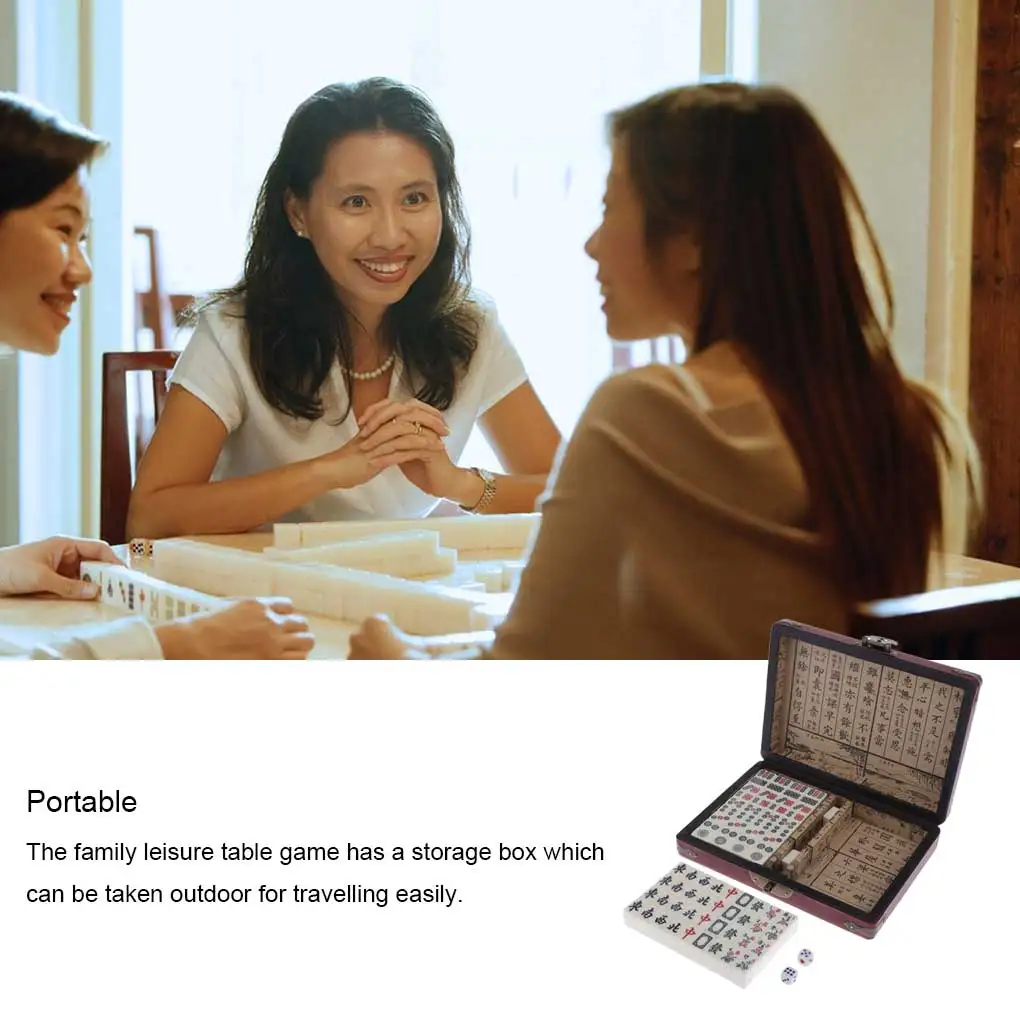 

Традиционная китайская версия настольная игра портативная с ящиком для хранения семейный Интерактивный Стол игра для дома путешевечерние