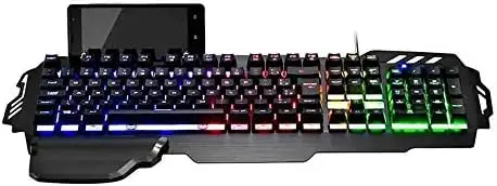 

2023 Gamer Semi Mecânico Preto Usb Warrior - TC208 teclado mecanino