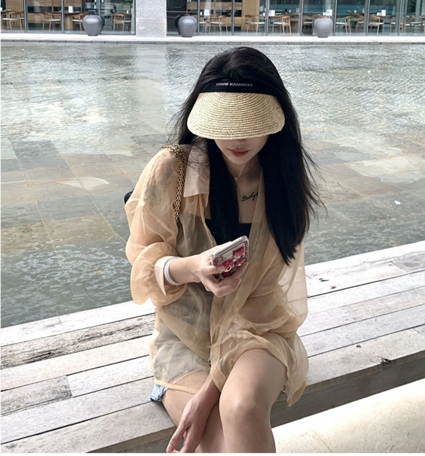 Модная женская блузка летняя шифоновая Солнцезащитная одежда рубашка и кардиган