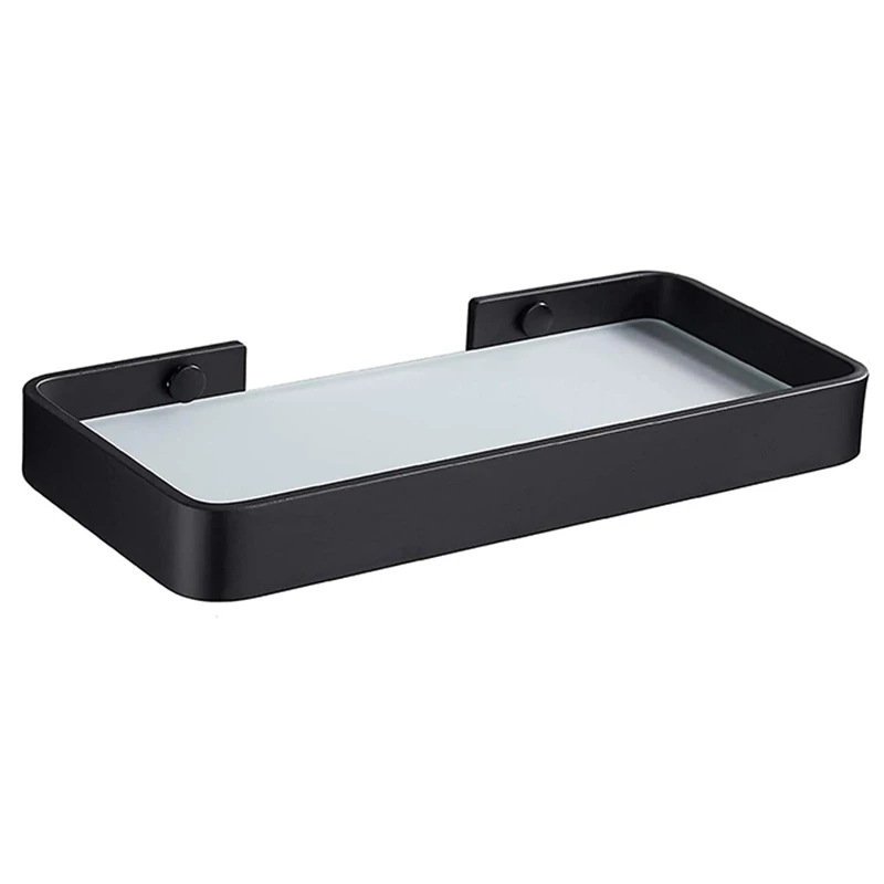 

Стеклянная полка для ванной комнаты, полка для душа, стеклянные полки 25 см, полка для ванной комнаты, настенная полка, аксессуары для ванной ...