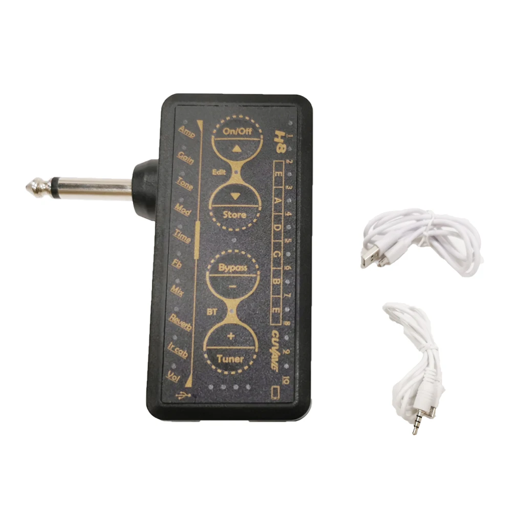 Переходник для гитары Cuvave усилитель наушников мини-усилитель динамиков