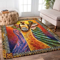 african woman area rug 3d all over printed room mat floor anti slip carpet home decoration themed living room carpet 03