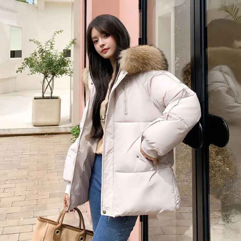 Coat Women  Winter Clothes Women Down Short Model Large Size Ladies Lax Coat Appears Thin Thickened Jacket Coat New Coat Women