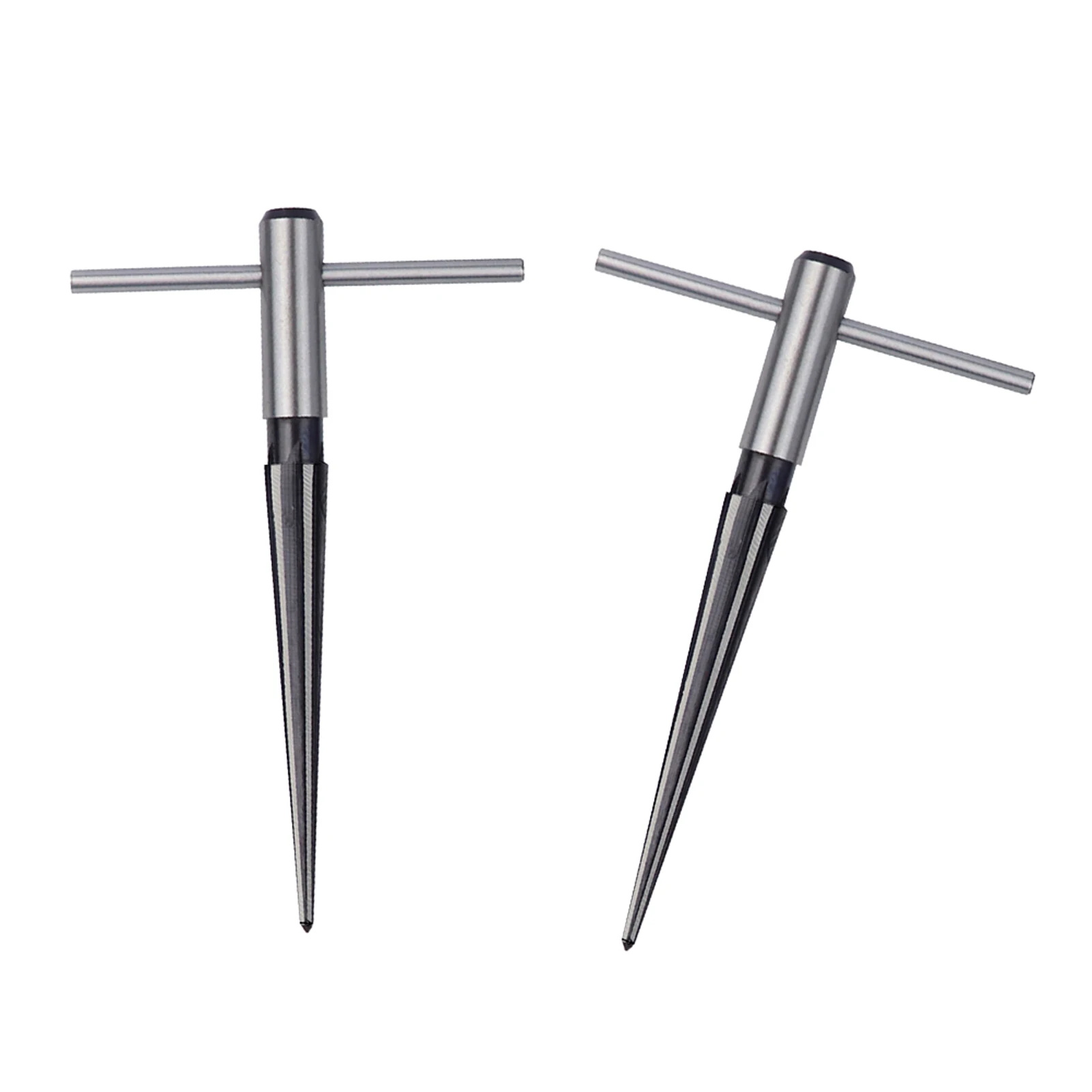 

2pcs Lightweight T Handle Steel Woodworking Professional Hand Tool Deburring Enlarging Aligning Holes Taper Reamer Chamfer