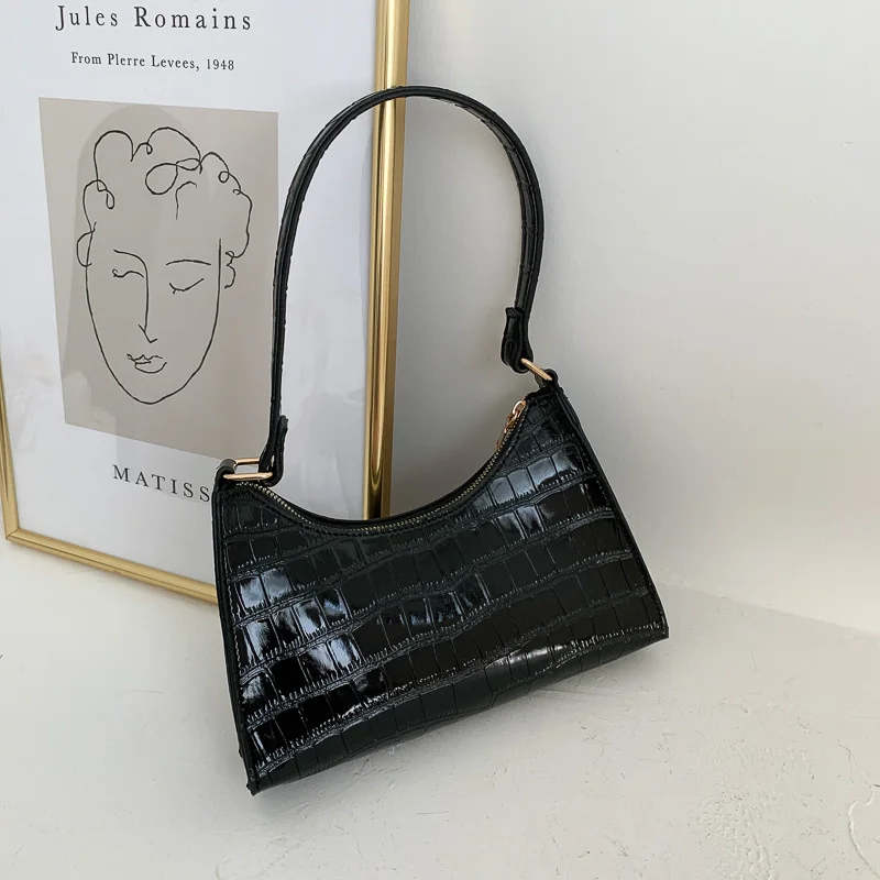 

Exquisite Shopping Bag Retro Casual Women Totes Shoulder Bags Female Leather Solid Color Chain Handbag for Women 2023