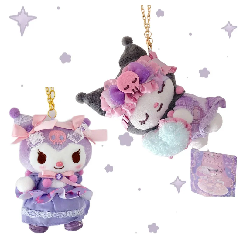

Аниме Sanrioed My Melody Kuromi KT Cat Lolita плюшевая сумка с игрушкой декоративный кулон кавайные животные плюшевые куклы Детские подарки на день рождения