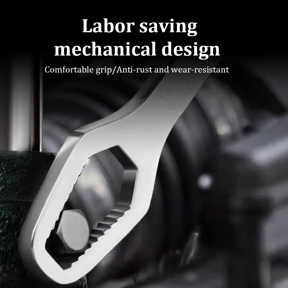 

Universal Torx Wrench Multifuntion Glasses Wrench 8-22mm Self-tighening Torque Wrench Adjustable Torx Wrench Protable Hand Tools