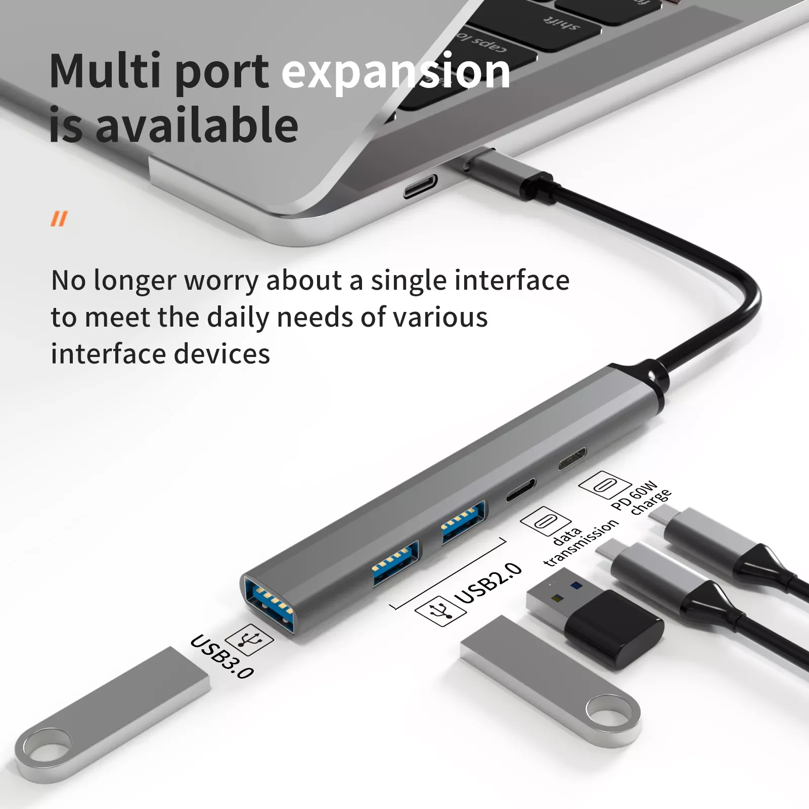 

USB-разветвитель OTG для Lenovo Macbook Pro 15 Air, 3,0 портов