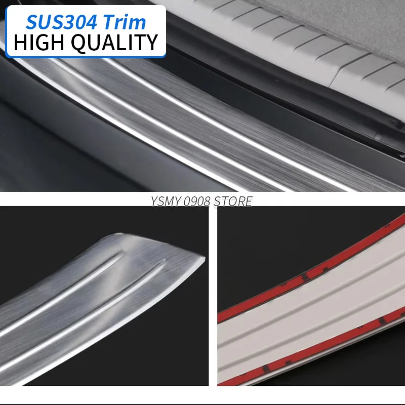 Авто внешние аксессуары защитная пластина заднего бампера автомобиля для Toyota Prius