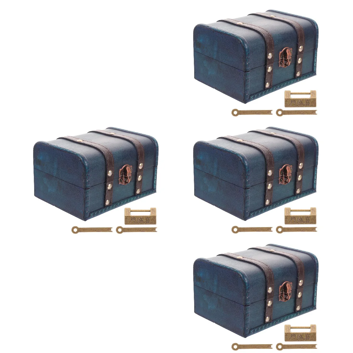

4pcs Box Trinket Box Container Sundries Case