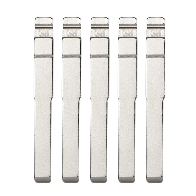 

5 шт./лот 38 # HU101 металлический складной откидной необрезанный лезвие ключа автомобиля для Ford Focus Mondeo CMAX FIESTA GALAX пустая замена