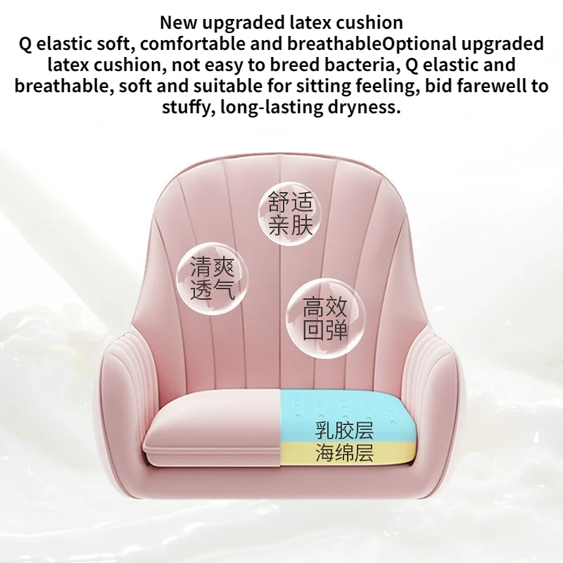 Удобное офисное кресло со спинкой с длинным сиденьем для студенческого