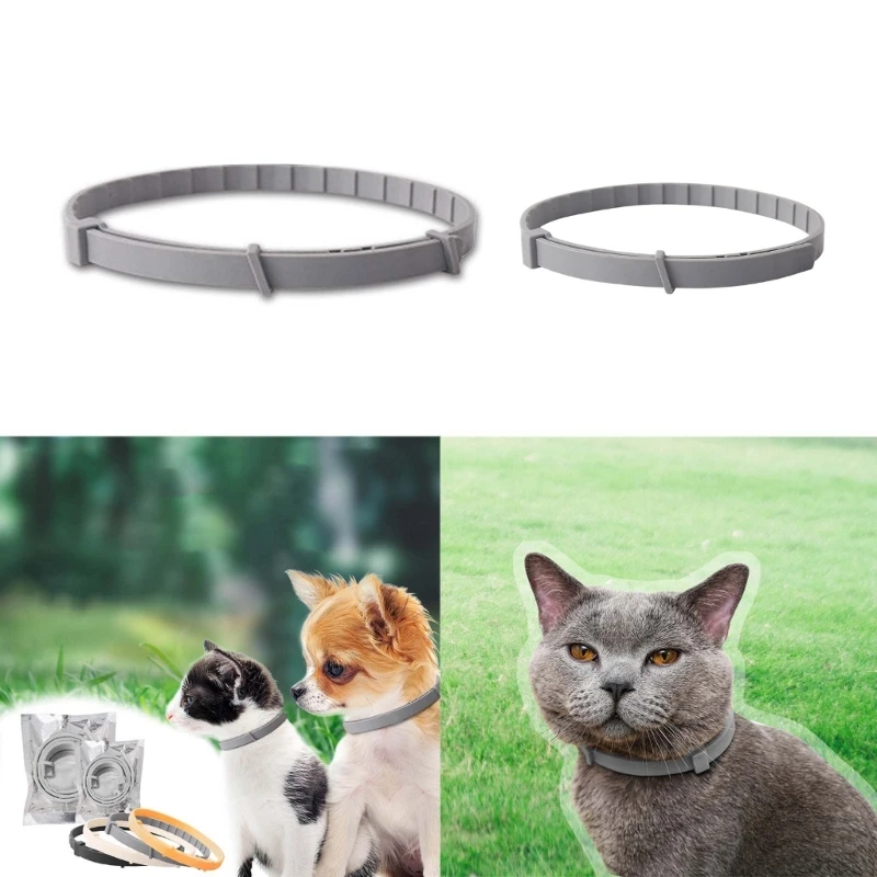 

Flea and Collar for Cats/Dogs 1 Count Gray Soft & Flexible Rubber