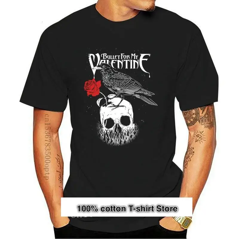 

Ropa de hombre, camiseta BULLET FOR MY VALENTINE, Cuervo, mercancía oficial