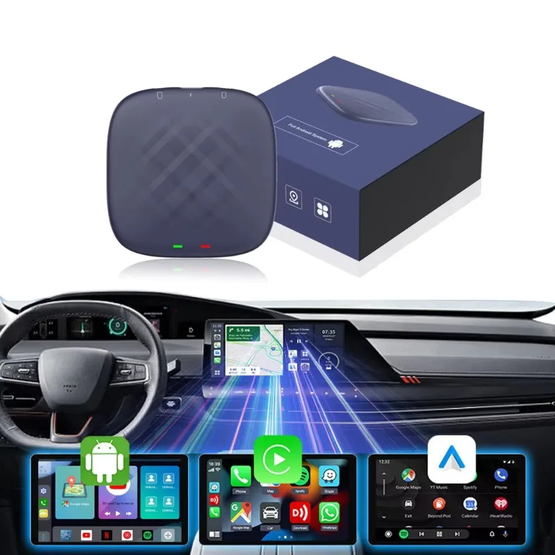 Фото Mini Carplay Ai Box для Android 13 64 ГБ Беспроводная Androidn Авто/карплей/зеркало Link Media Car Play Box Carplay №2