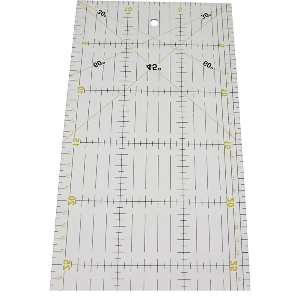 

Measuring Ruler Sewing Patchwork Feet Tailor Yardstick Cloth Hand Cut 30*15 Cm For Measuring Drawing Stitching Tool