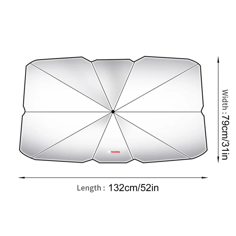 Автомобильный зонт выдвижной Теплоизоляционный на лобовое стекло для Toyota Corolla