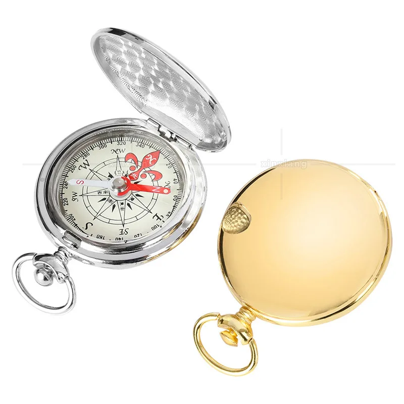 

Vintage Bronze Compass Pocket Watch Compass Outdoor Tool Pocket Size Compass for Outdoor Portable Hiking Camping Kid Gifts