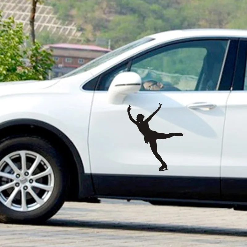 Наклейка на стену для фигурного катания наклейка автомобиль плакаты лыжах