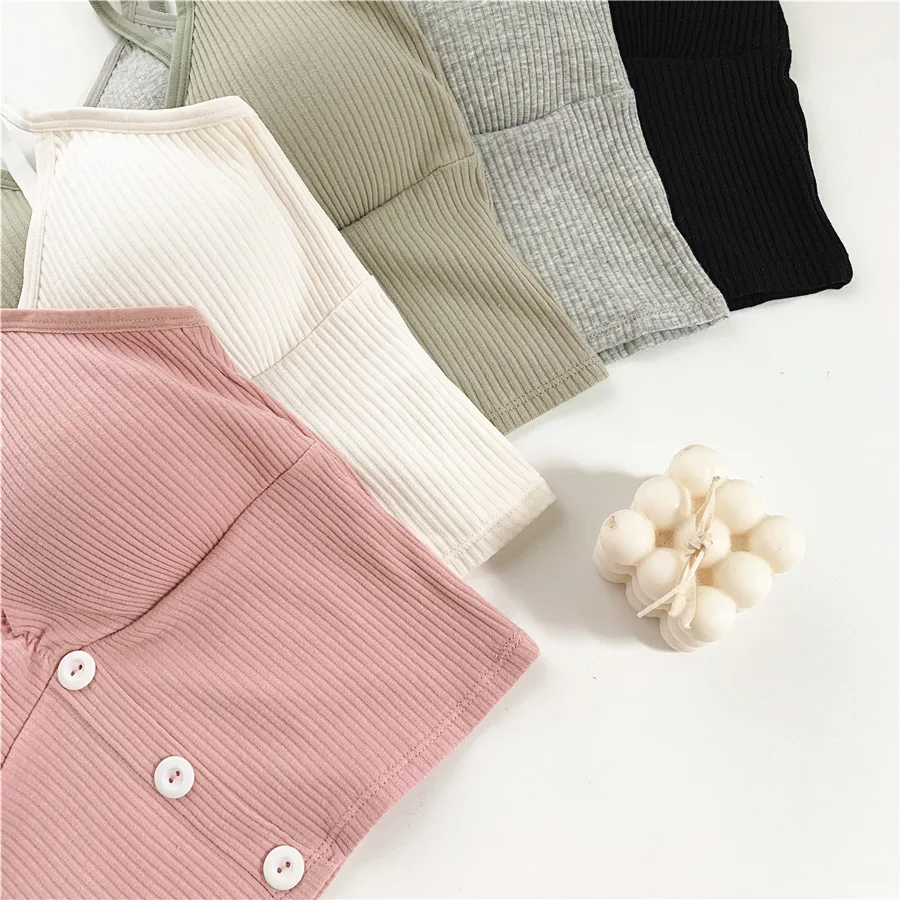 Женская Трикотажная майка летние укороченные топы для девочек Женский Тонкий