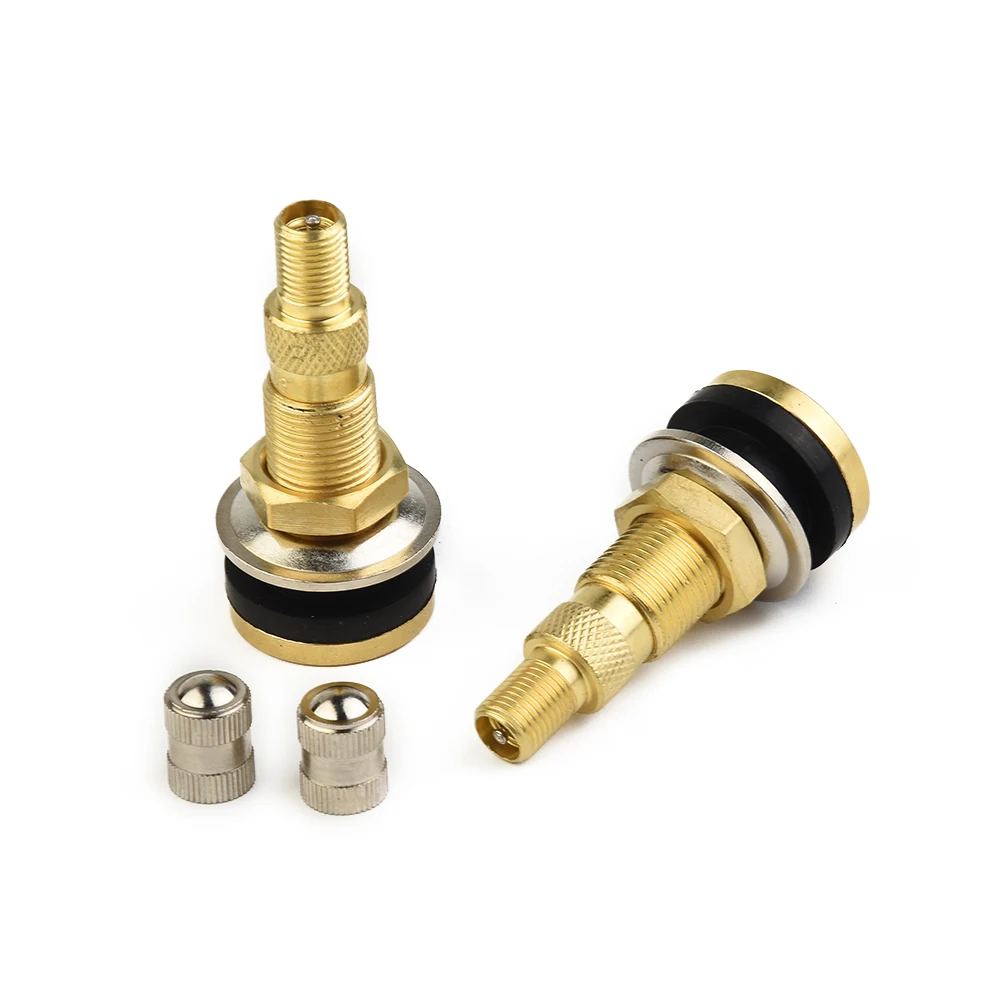 

2pcs TR618A 1-7/8\\\\\\\" Tractor Air Liquid Tubeless Tire Brass Valve Stem Pack Truck Valve Stem Agricultural Vehicle Tires