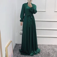 satin abaya hijab turkey muslim fashion maxi dresses ramadan abayas for women dubai islam pakistan kaftan vestido arabe mujer