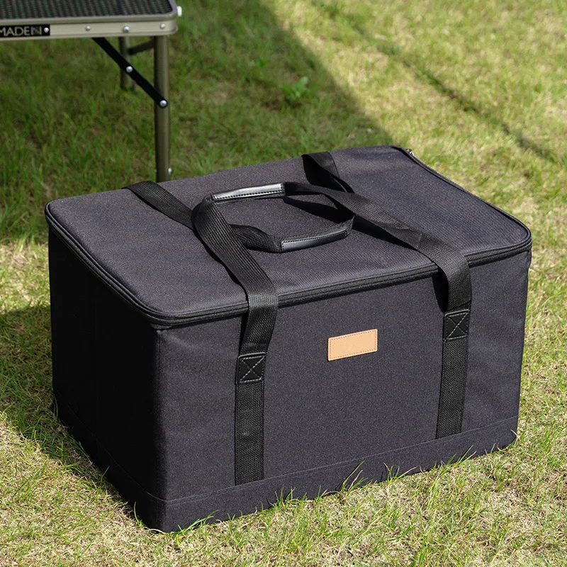 

Outdoor Camping Large Capacity Storage Bag Large Picnic Hollowed-out Storage Bag Environmental Protection 600D Oxford Cloth Bag