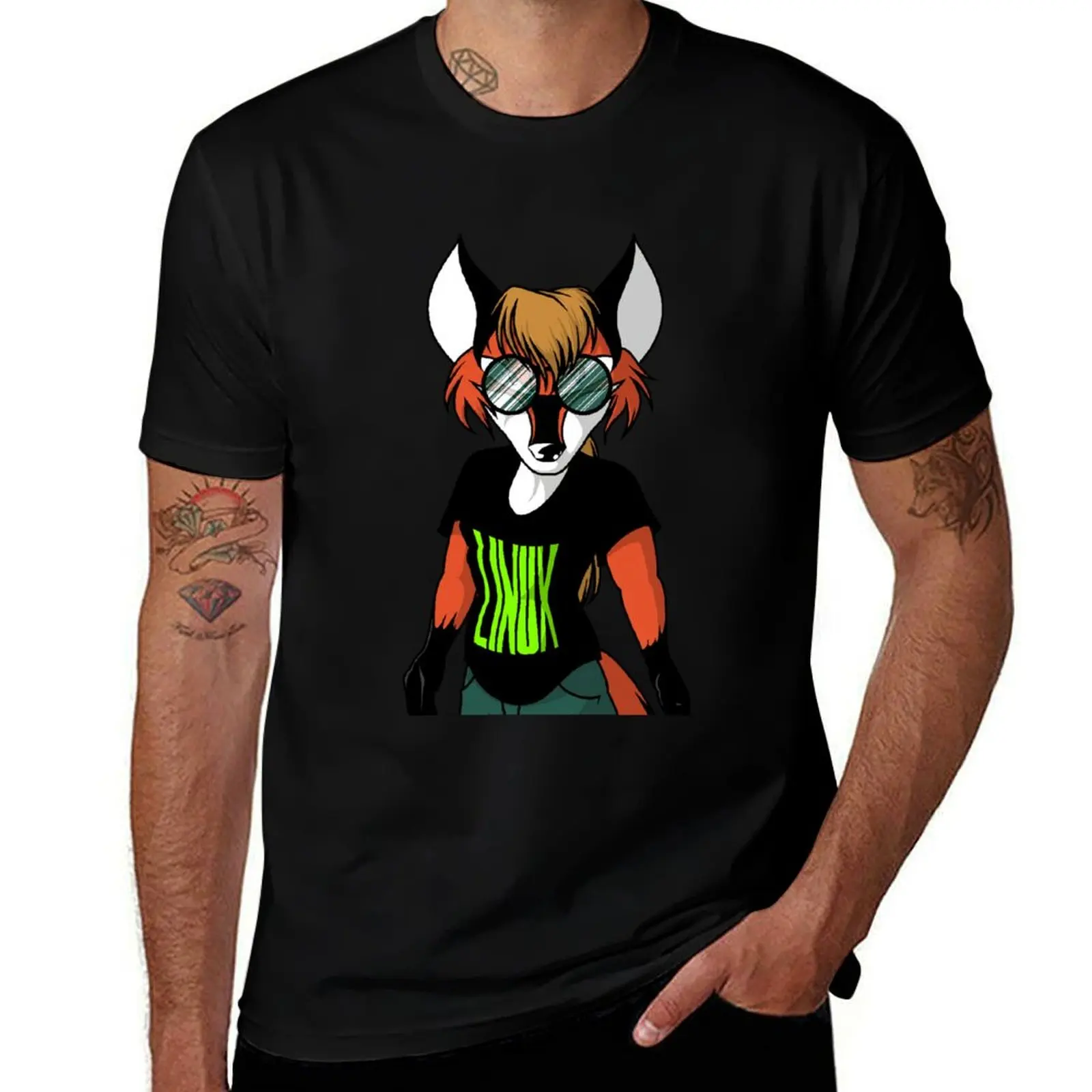 Футболка Xenia the Linux Fox одежда футболки для спортивных болельщиков