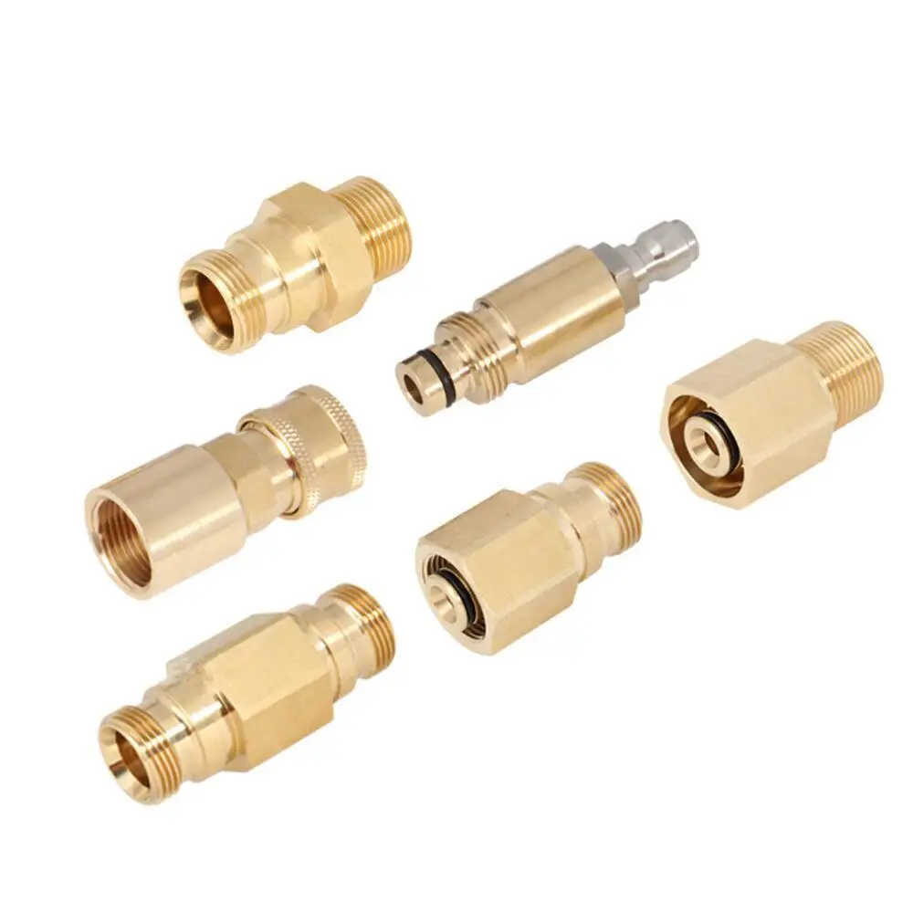 Pressure Hose Adapter for Karcher K1,K2,K3,K4,K5,K6,K7. Quick Connector for High Pressure Water Gun Full Copper Conversion