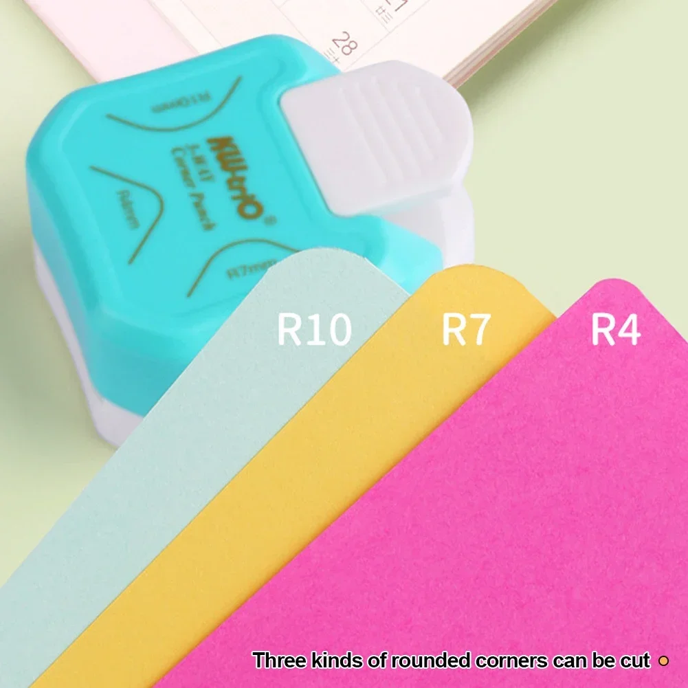 3 в 1 многоугольные устройства для тиснения краев и бумаги R4/R7/R10 мм
