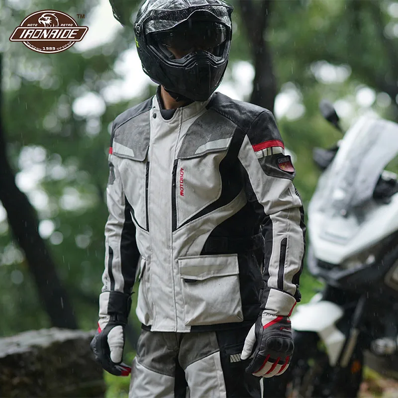 

Motorcycle Jacket Men Removeable Linner Jaqueta Motociclista Anti-drop Motocross Jacket Wear-resistant Jaqueta Moto Suit