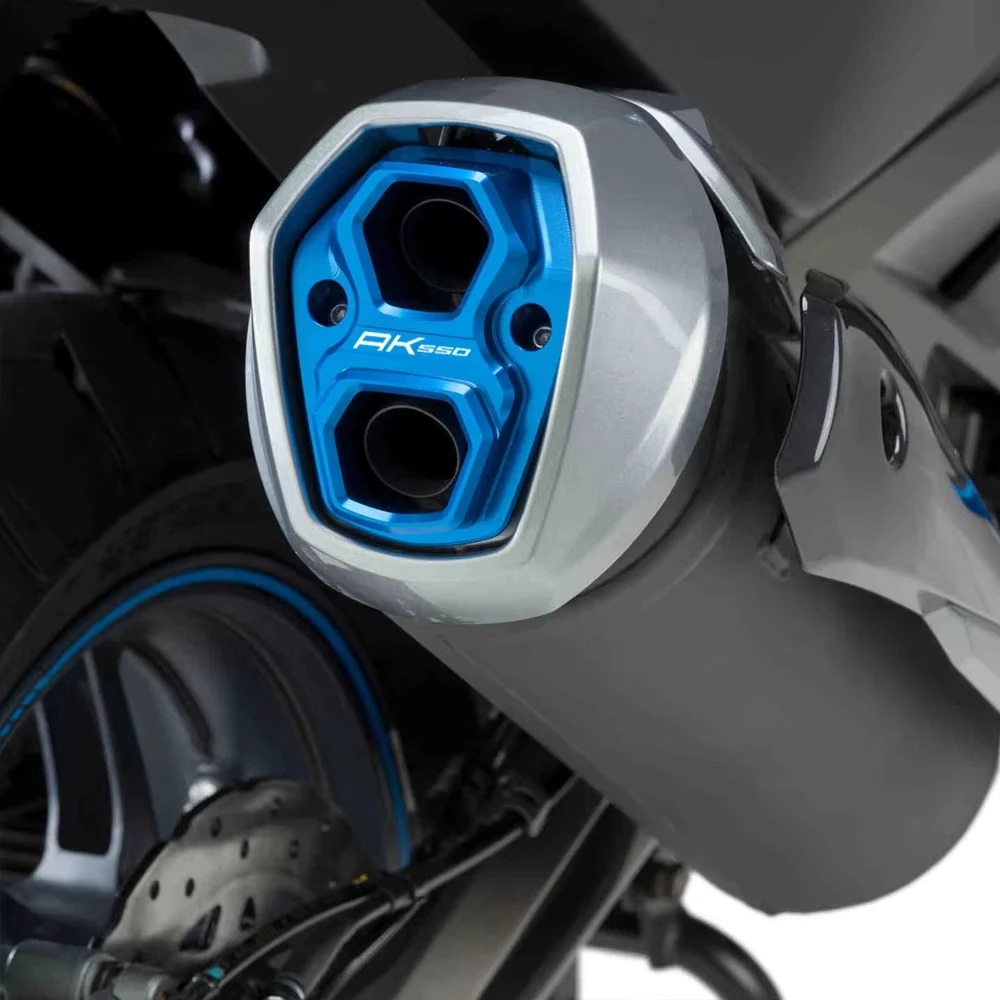 Фото Выхлопная крышка мотоцикла для KYMCO ak550 PREMIUM, аксессуары 2022 2023 2021 2018 2017 AK550, задняя накладка на выхлопную трубу AK 550 №2