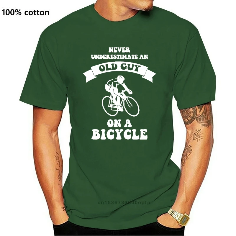 

Nuevo nunca subestimes viejo camiseta T camiseta ciclismo bicicleta ciclist regalo adultos тенниска для взрослых camiseta de hip hop camiseta