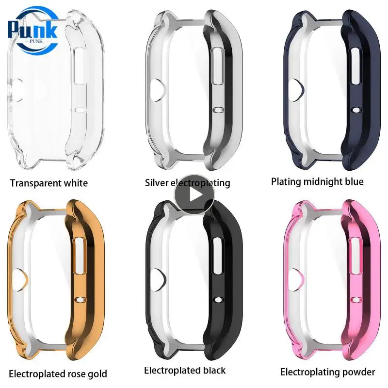 

Screen Protector Watch Colorful Protector Anti-fall Scratch Falls Proof Screen Saver Electroplating Watch Protective Case