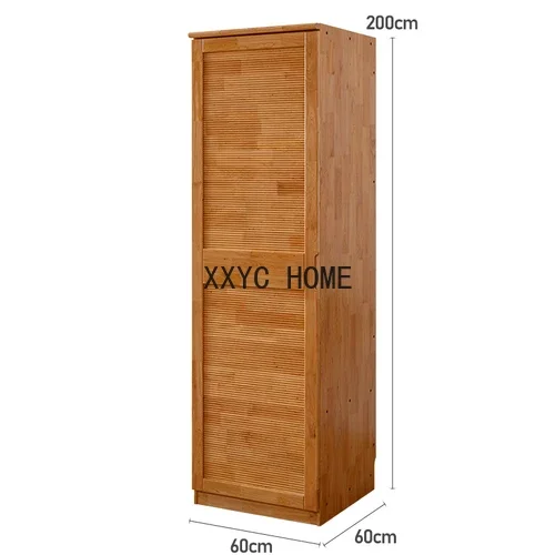 Фото Armario de madera maciza de una sola Puerta, Armario Malam, Armario de almacenamiento para el hogar, muebles №4