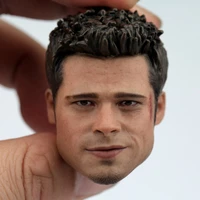 16 scale brad pitt head sculpt with cigar sunglass for 12in action figure phicen tbleague collection toy