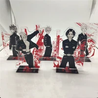 popular japan anime tokyo revengers character acrylic figure stand manjiro ken takemichi model toy fans collection prop gift