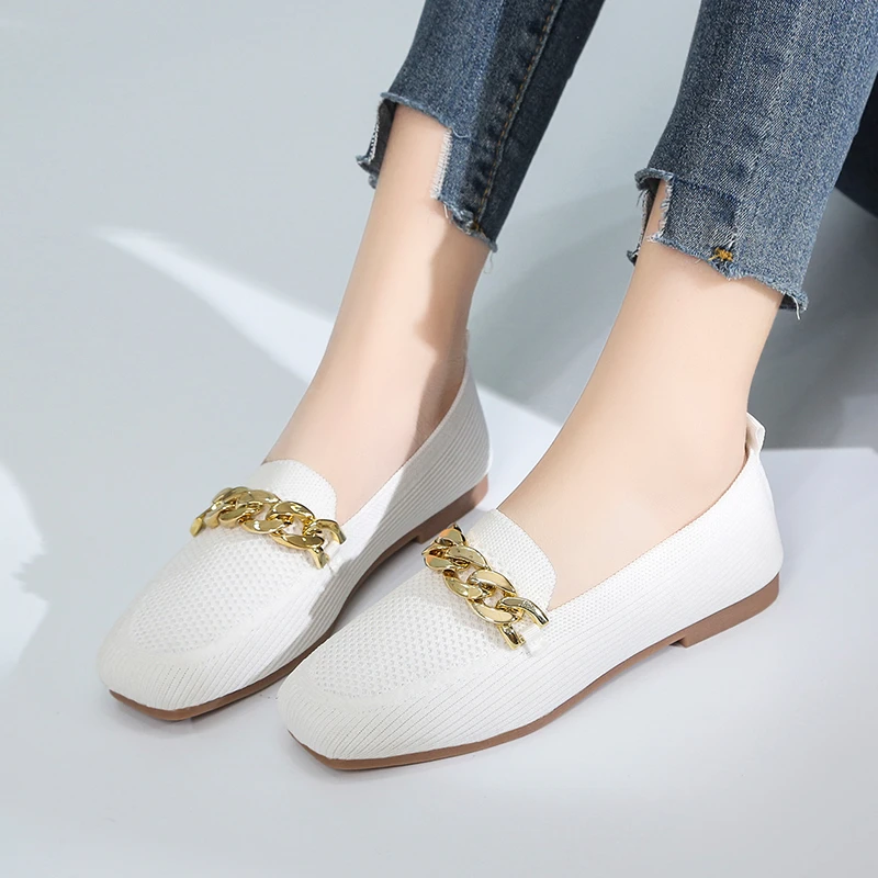 

New Low-heeled Slip-on Loafers Women Comfortable Women Shoes Outdoor Trend Walking Sneakers Women Zapatillas De Deporte