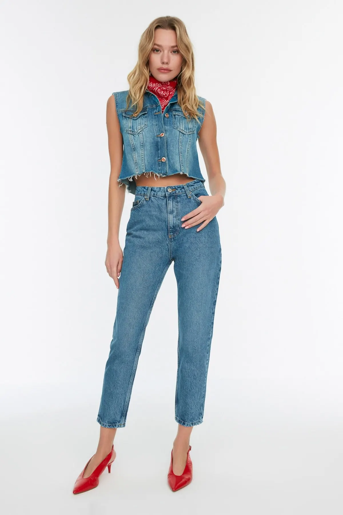 

Женские джинсы, светло-голубые прямые длинные брюки полной длины с высокой талией, уличная одежда, женские джинсы на молнии с пуговицами