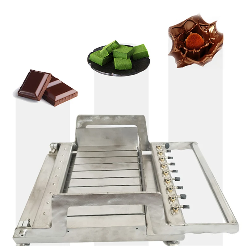 

Commercial Manual Chocolate Cutter Machine Stainless Steel Raw-chocolate Cutter Cake Fudge Butter Cheese Tofu Slicer Tools