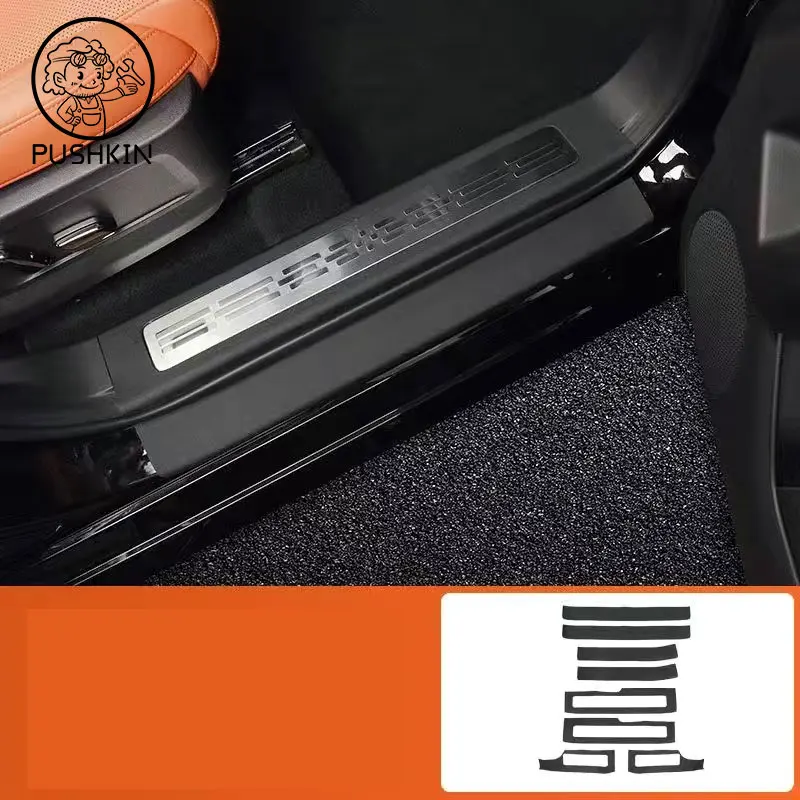 Кожаная защитная пленка для дверей автомобиля HAVAL H9 2024 2025 2nd NEW H9, защитные наклейки, отделка автомобильных аксессуаров